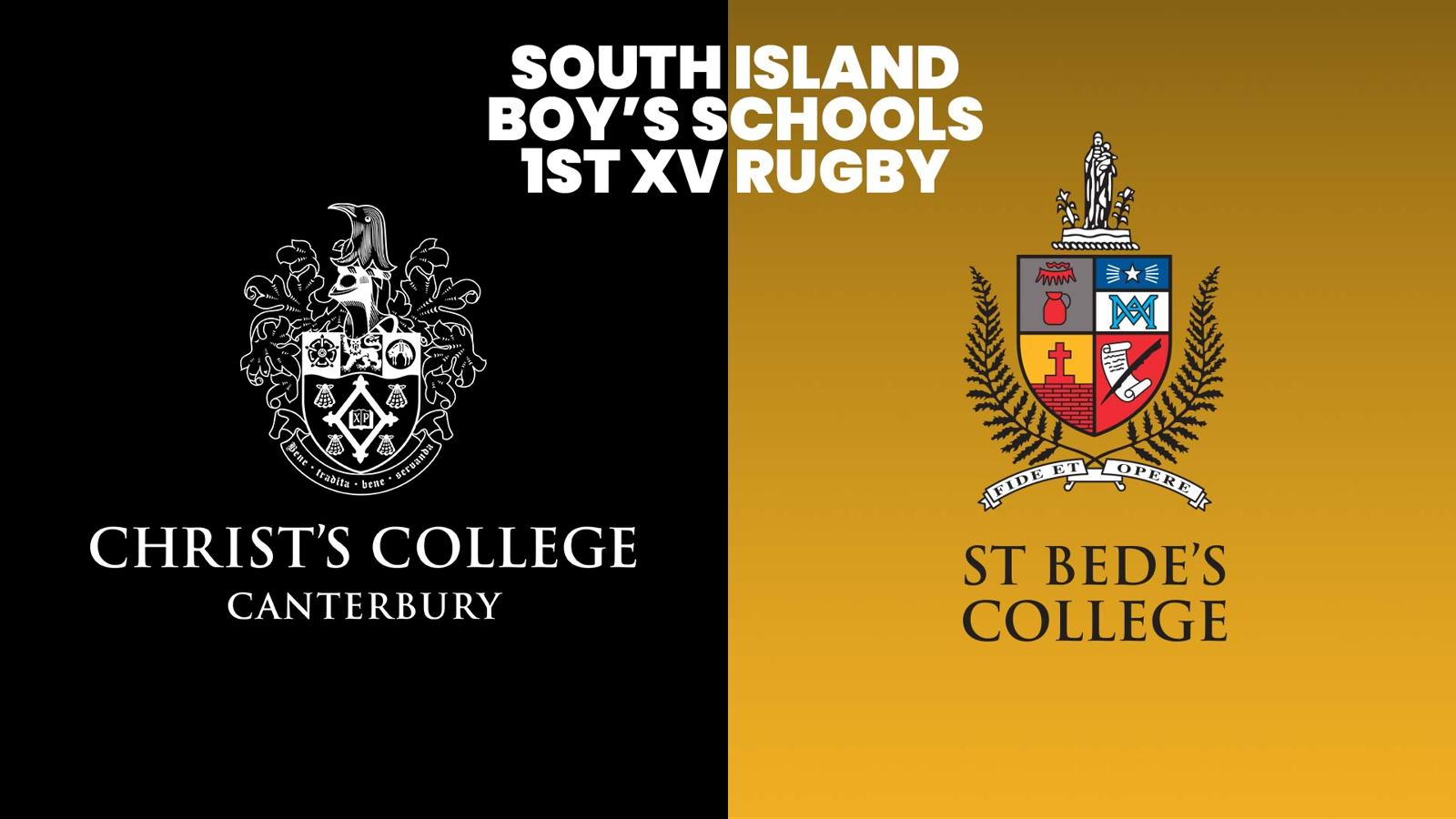 Christ's College v St Bede's