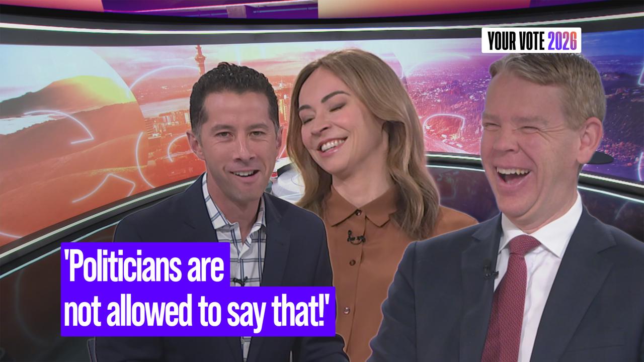 Breakfast hosts lose it as Hipkins labels himself 'the OG' Chris