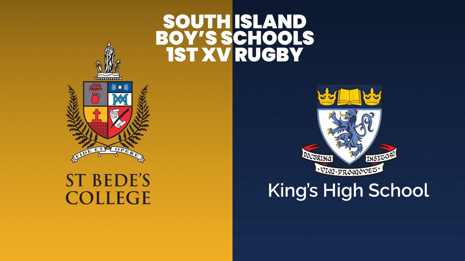 St. Bede's v Kings Highschool