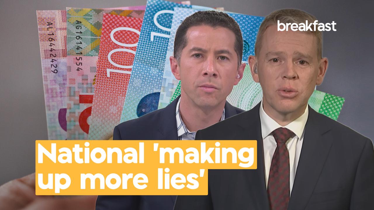 Hipkins claims nothing to hide in Labour's tax policy as Nats keep up attacks