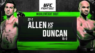 UFC Fight Night: Allen v Duncan