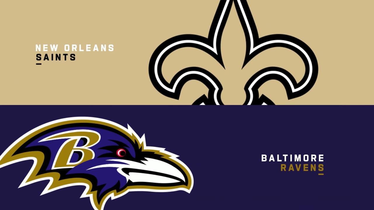 New Orleans Saints @ Baltimore Ravens