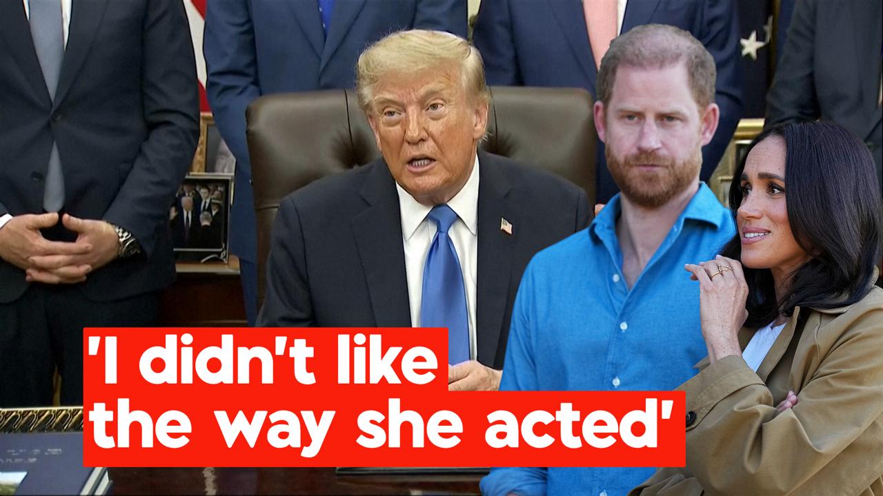 Trump weighs in on Duchess of Sussex and Prince Harry moving back to UK