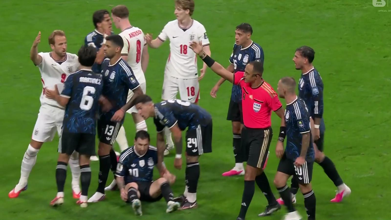 England V Argentina