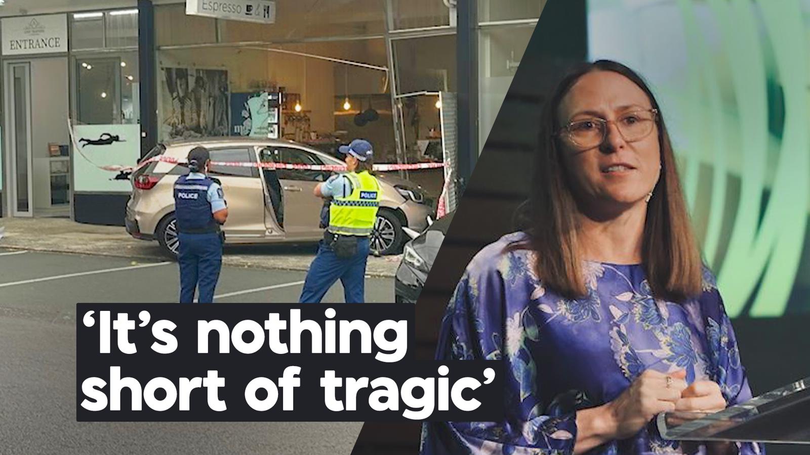 'A family is changed' - church mourns woman killed in Auckland café crash