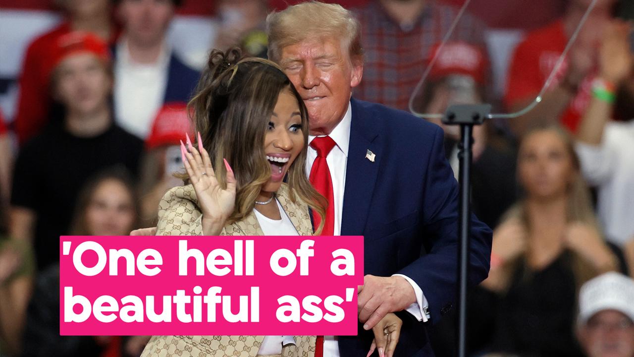 Rapper Nicki Minaj joins Trump onstage at Michigan rally