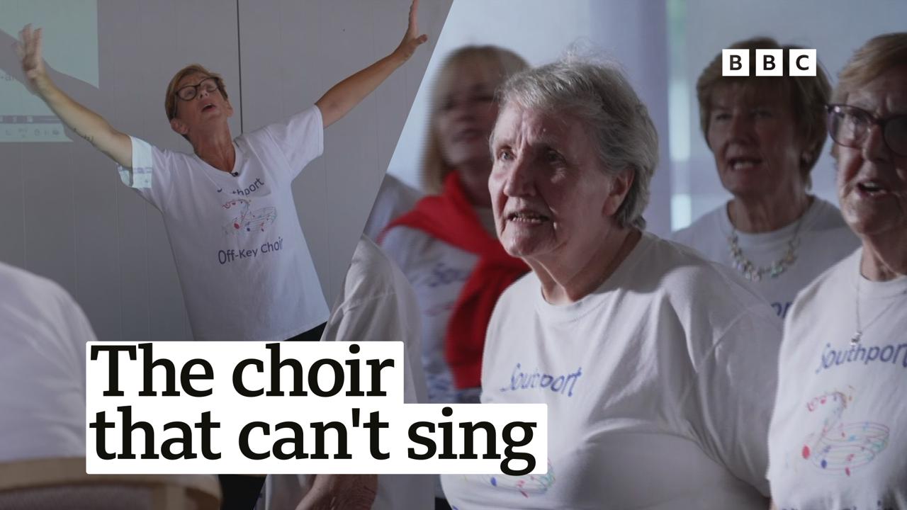 The 'off-key choir' proving that anyone can sing if you're with the right people