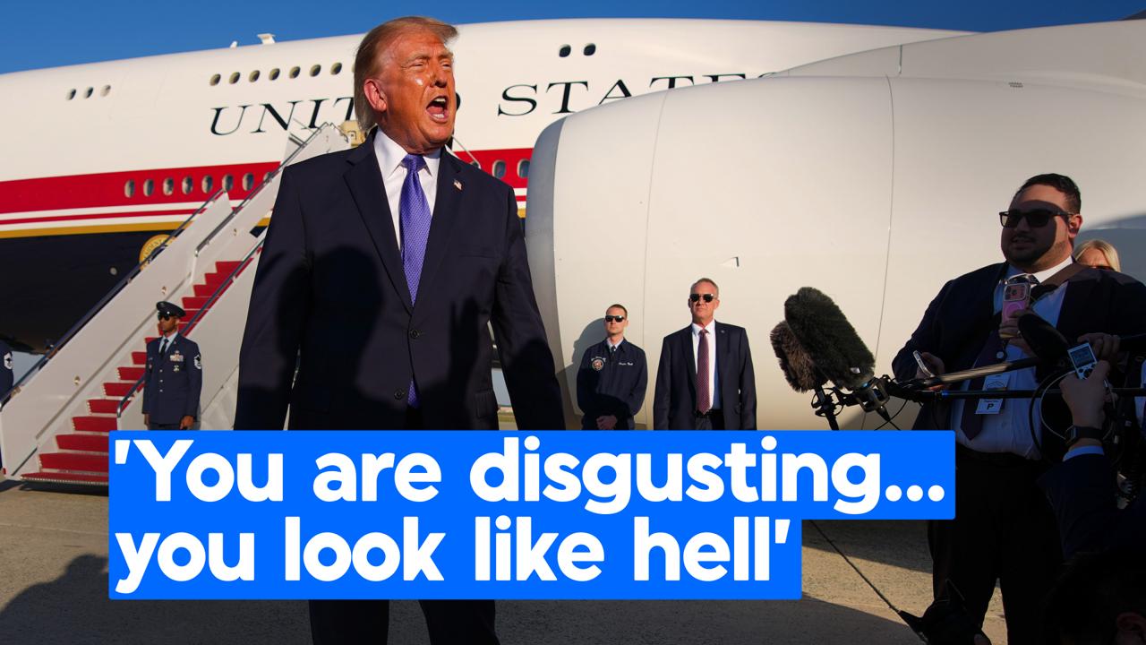 'You look like hell': Trump blasts reporter over health question