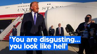 'You look like hell': Trump blasts reporter over health question