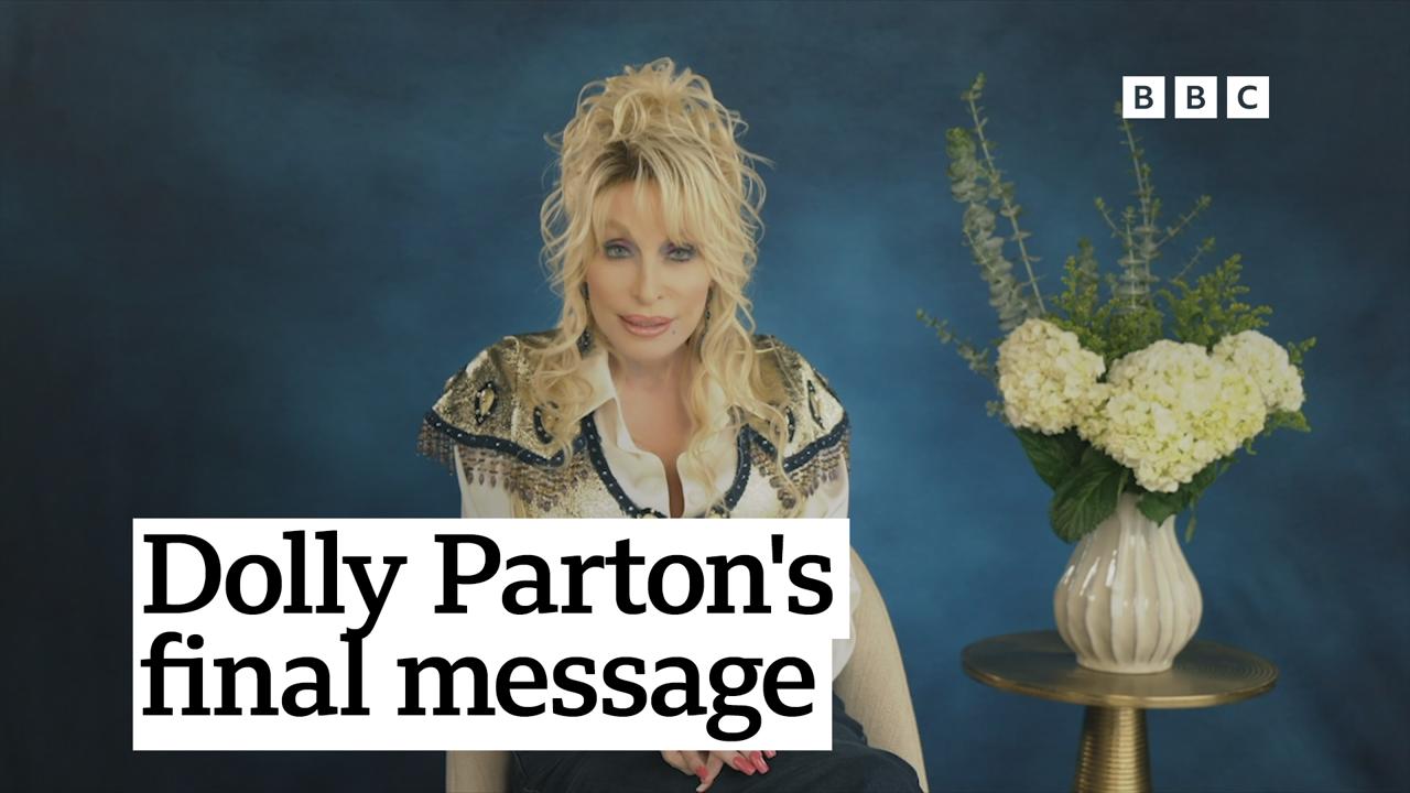 Gasps at award ceremony as Dolly Parton's final message played to fans