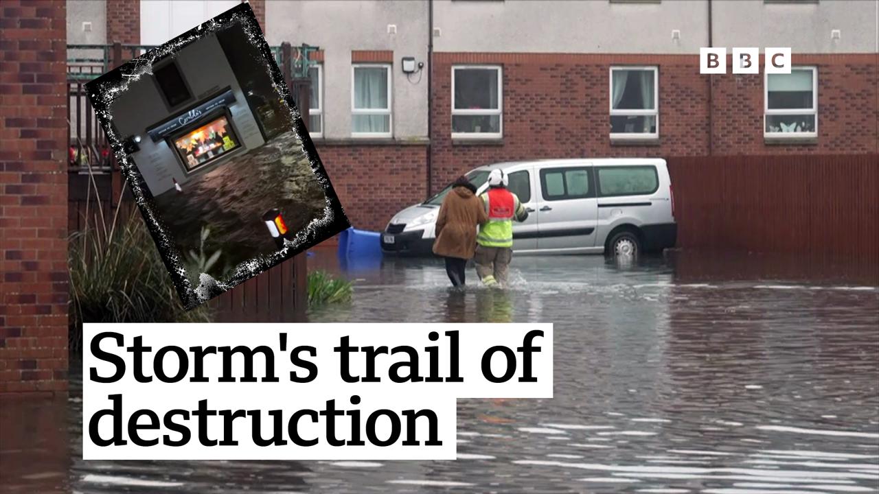 Man killed by falling tree as Storm Boelo hammers UK